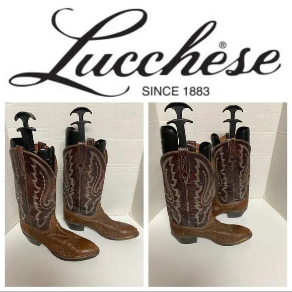 Lucchese | Shoes | Lucchese 200 Mens 05d Bown Full Quill  display picture 2